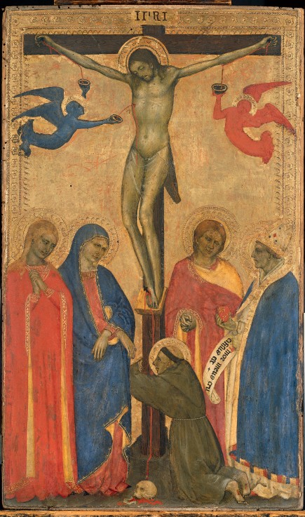 The Crucifixion with Saints à Giovanni da Milano