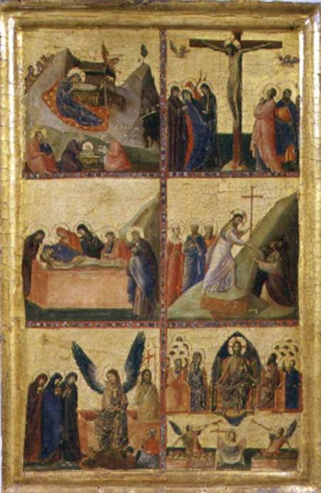 Scenes from the Passion (panel) à Giovanni  da Rimini