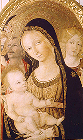 Madonna mit den Hll. Katharina und Christophorus. à Giovanni di Bartolo Matteo