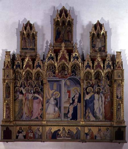 Annunciation with Saints à Giovanni  di Niccolo del Biondo