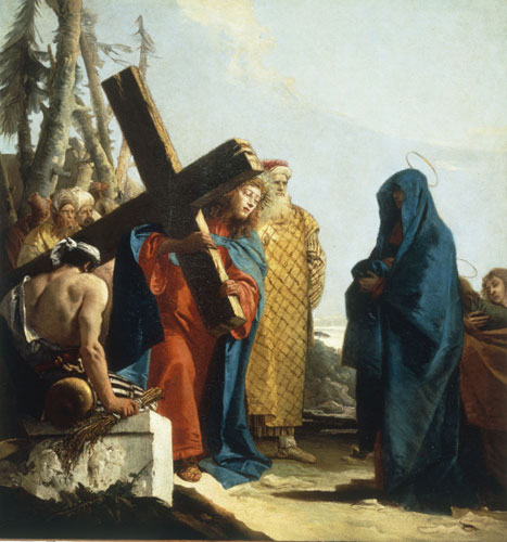 Carrying the Cross à Giovanni Domenico Tiepolo