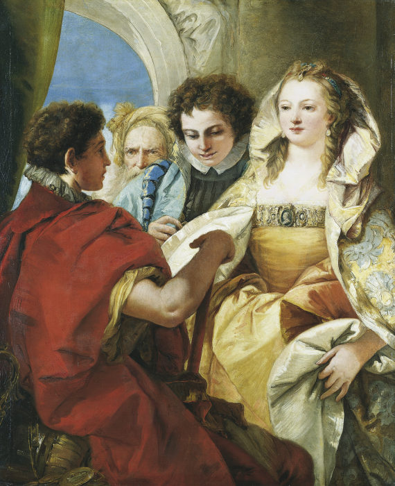 The Continence of Scipio à Giovanni Domenico Tiepolo