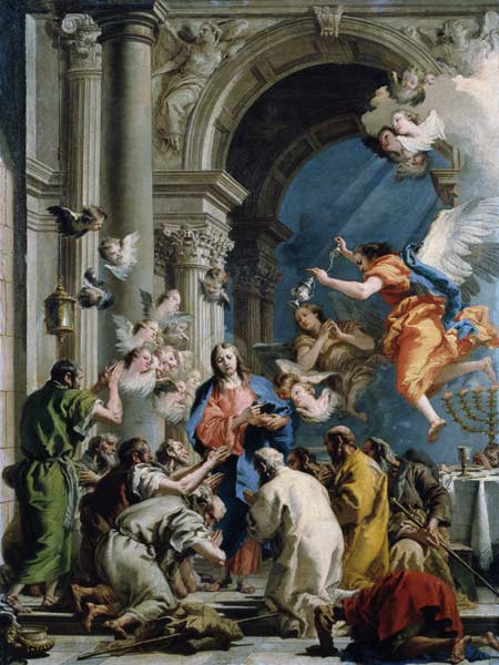 G.D.Tiepolo/Institution de l''Eucharistie à Giovanni Domenico Tiepolo
