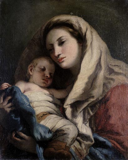 Maria mit Kind à Giovanni Domenico Tiepolo