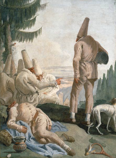 G.D.Tiepolo / Repos / Saltimbanques à Giovanni Domenico Tiepolo