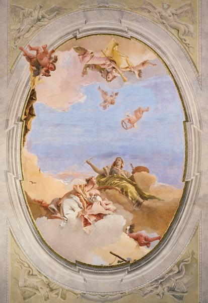 G.D.Tiepolo / Triomphe des Arts à Giovanni Domenico Tiepolo