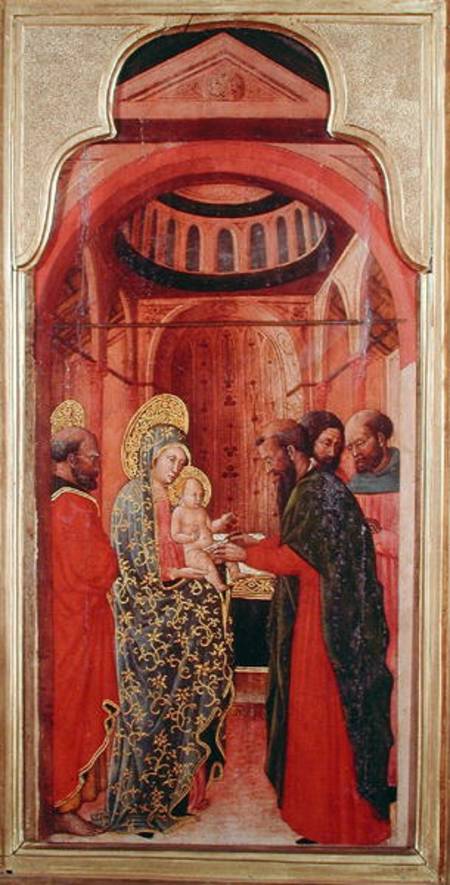 The Circumcision, from an altarpiece depicting scenes from the life of the Virgin à Giovanni Francesco  da Rimini