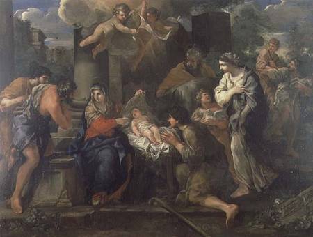 The Adoration of the Shepherds à Giovanni Francesco Romanelli