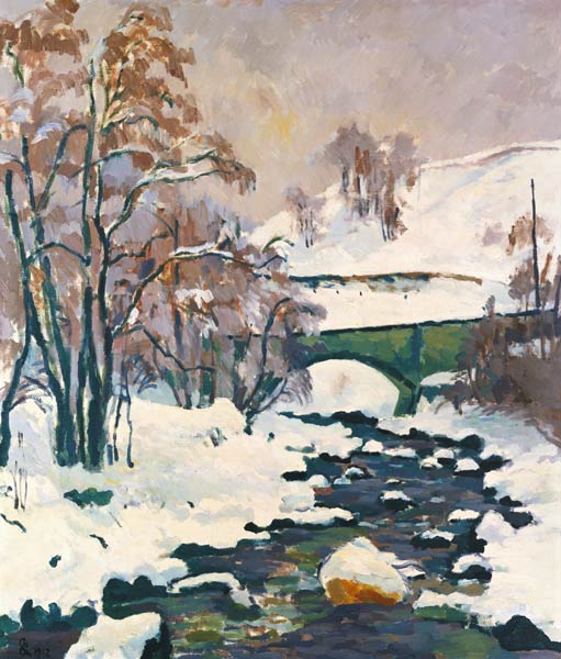 Les hivers à Stampa. à Giovanni Giacometti