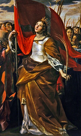 St. Ursula and the virgins à Giovanni Lanfranco