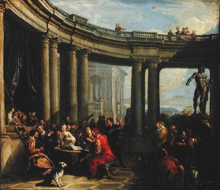 Concert in a Circular Gallery à Giovanni Paolo Pannini
