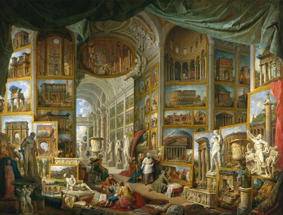 Gallery of Views of Ancient Rome à Giovanni Paolo Pannini