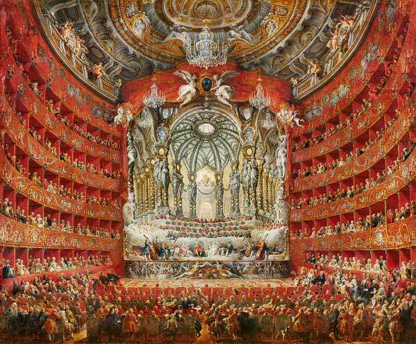 Fête musicale (Concert donné par le Cardinal de La Rochefoucauld) à Giovanni Paolo Pannini