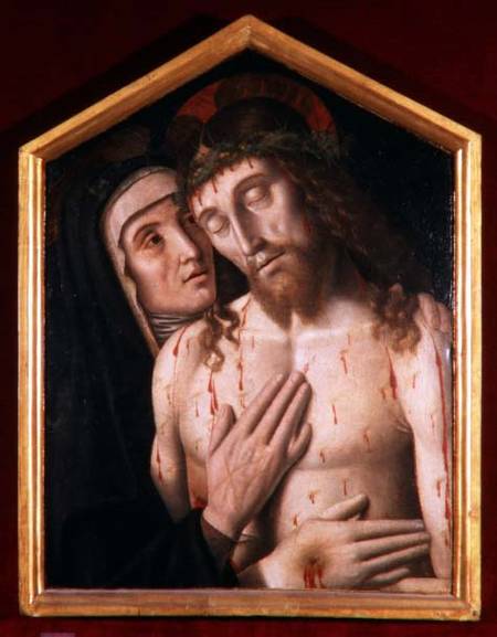 Lamentation of the Dead Christ à Giovanni Santi ou Sanzio
