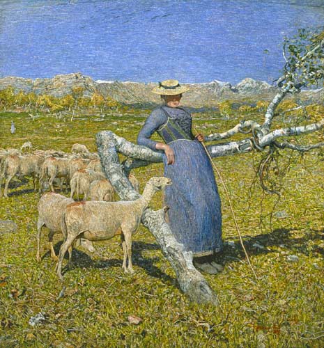 Afternoon in the Alps à Giovanni Segantini