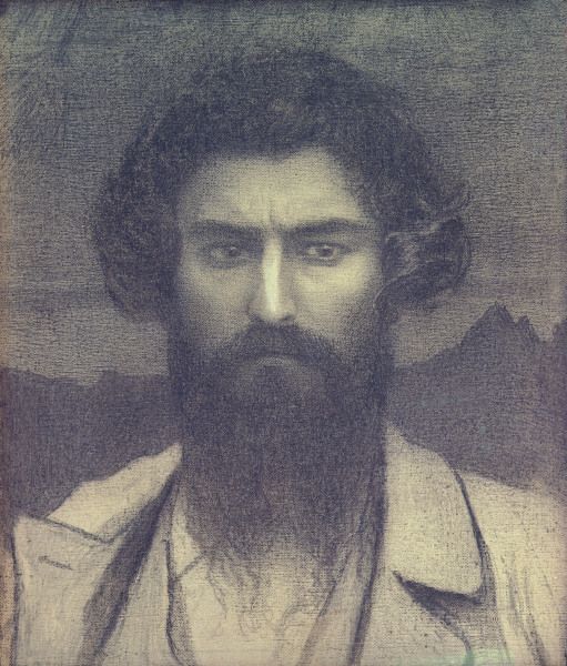 Giovanni Segantini, Selbstporträt à Giovanni Segantini