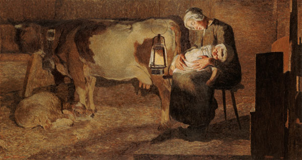 The Tired Mothers à Giovanni Segantini