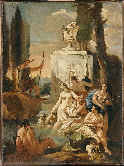 Diana and Acteon à Giovanni Battista (Giambattista) Tiepolo