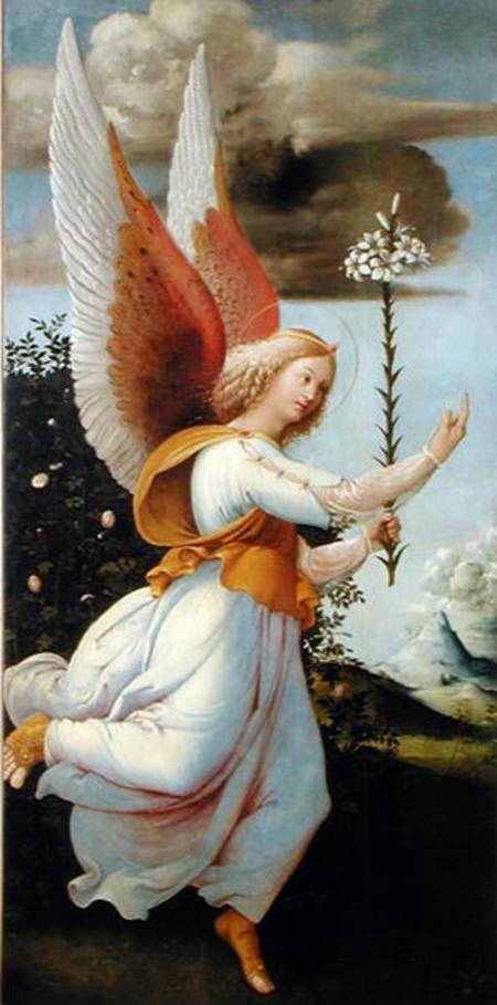 Angel Gabriel à Girolamo Bonsignori