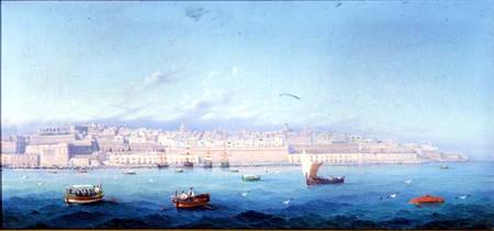 Grand Harbour, Valletta, Malta à Girolamo Gianni