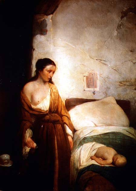 Poor Mother à Girolamo Induno