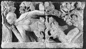 Eve, fragment of the lintel from the portal of the Cathedral of St. Lazare
