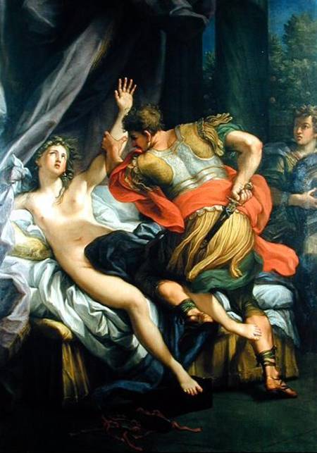 Rape of Lucretia à Giulio Cesare Procaccini