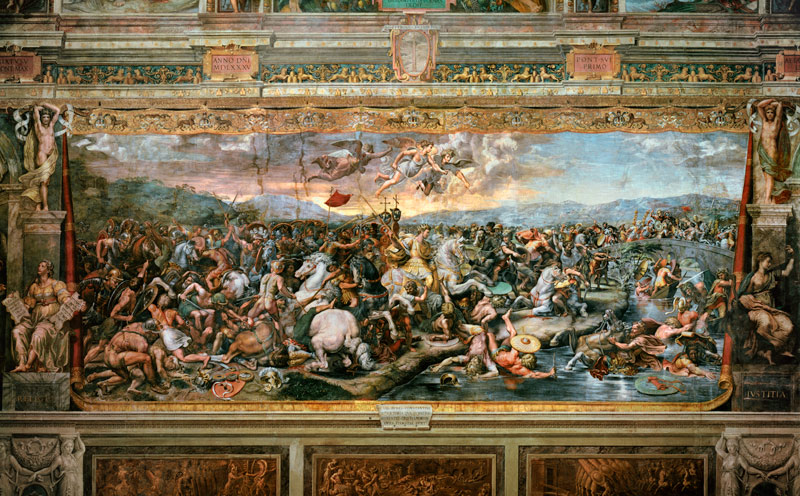 The Battle of Constantine à Giulio Romano