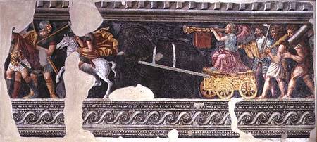 Fragment of a scene of a triumph à Giulio Romano