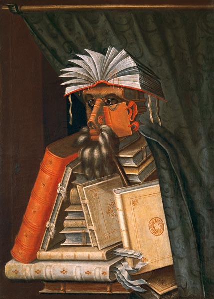 Der Buchhändler à Giuseppe Arcimboldo