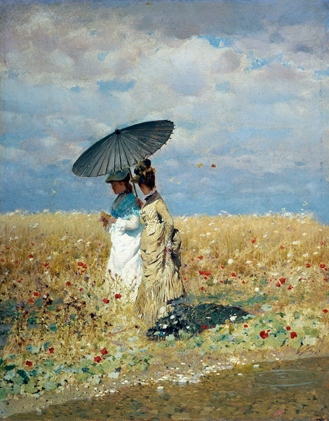 A field of wheat à Giuseppe de Nittis