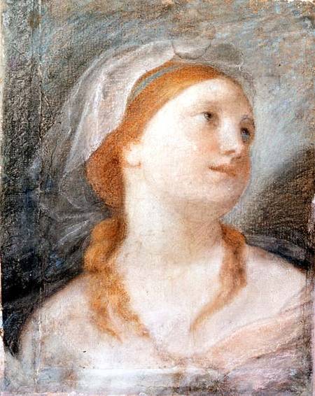 Study of the Head of a Young Woman with Red Hair à Giuseppe Lo Spagnuolo Crespi
