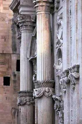 Detail of the Portal Columns from the Duomo