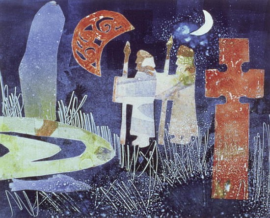 Midsummer Night, 1994 (monotype)  à Gloria  Wallington