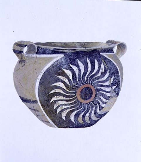 Cup from the Palace at Phaestos, 2000-1700 BC à Glyn  Morgan