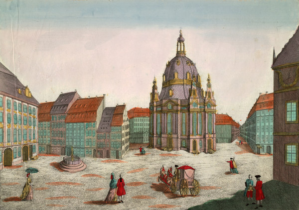 Dresden, Frauenkirche à Gottlieb Friedrich Riedel