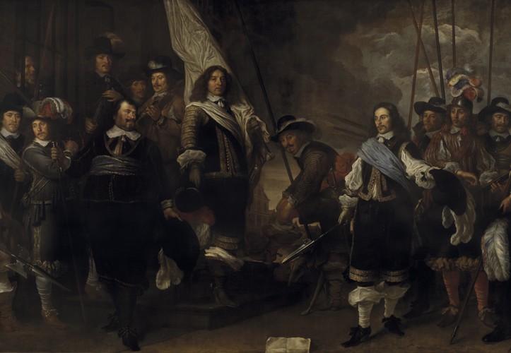 Civic Guard Company of Captain Joan Huydecoper and Lieutenant Frans van Waveren à Govaert Flinck