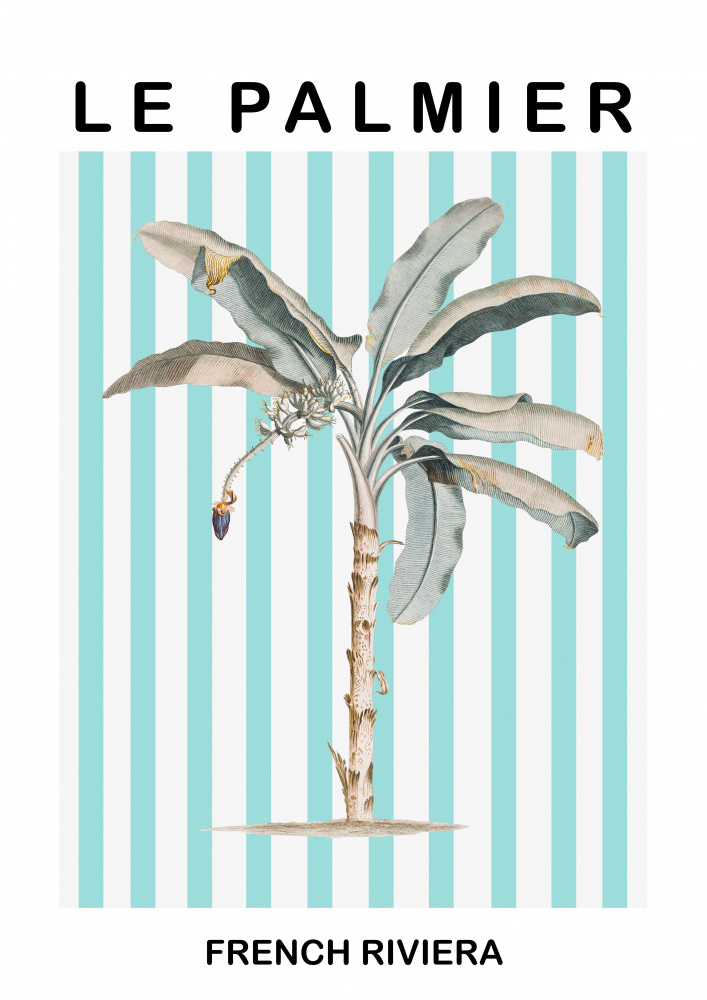 Striped Palm Tree à Grace Digital Art Co