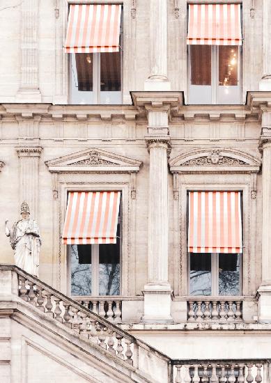 Striped Paris Awning