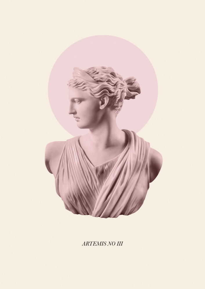 Pink Artemis with Halo à Grace Digital Art Co