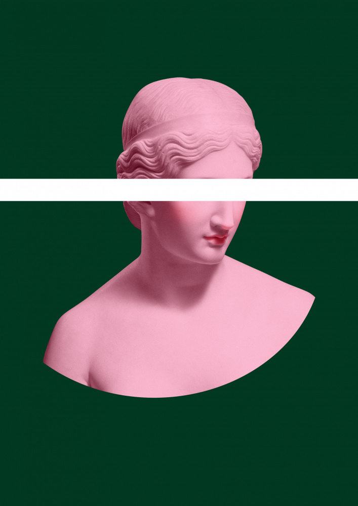 Pink and Green Artemis à Grace Digital Art Co