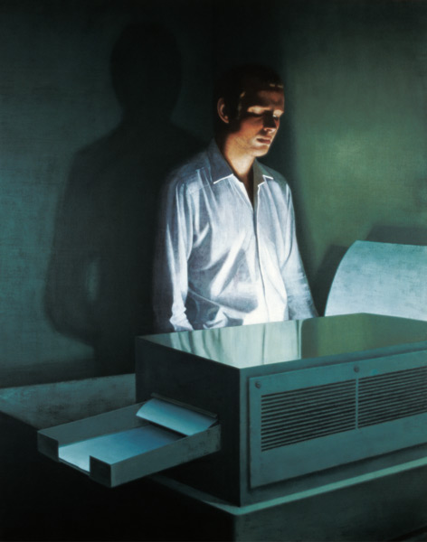 Copy, 1979 (acrylic on canvas)  à Graham  Dean