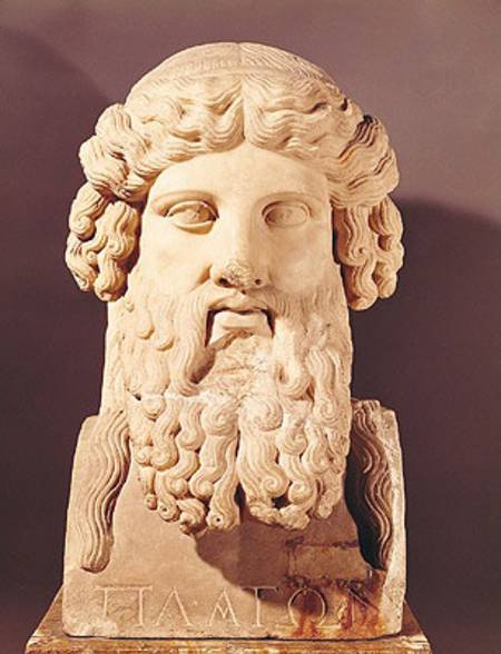 Bust of Plato (c.428-c.348 BC) à Art Grec
