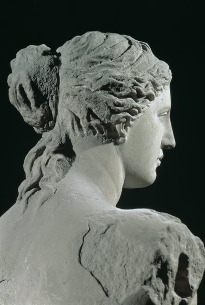 Venus de Milo, detail of the back of the head, Hellenistic period à Art Grec