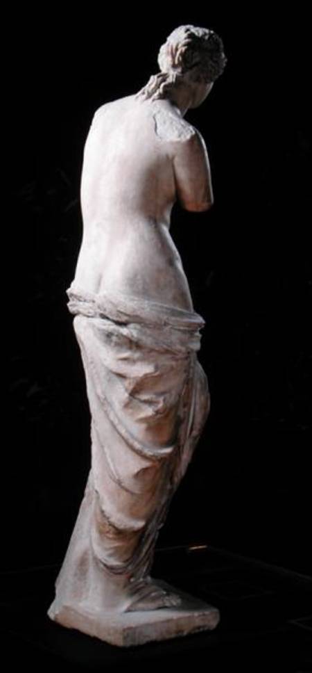 Rear view of Aphrodite, the 'Venus de Milo', Hellenistic period à Art Grec