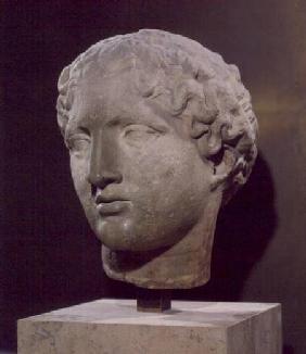 Head of a goddess, the 'Tete Laborde', from the Parthenon, Athens