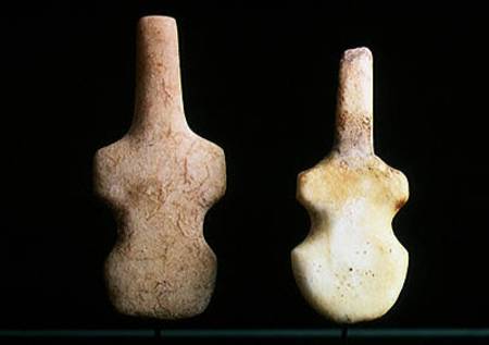 Two Violin-shaped Idols à Art Grec