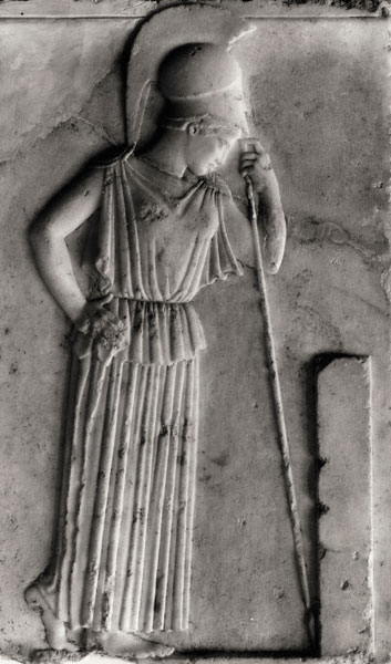 Relief of the Mourning Athena à École grecque