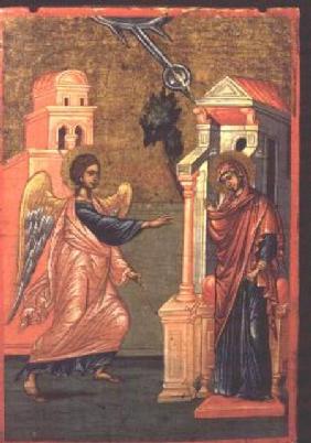 Annunciation, Greek icon