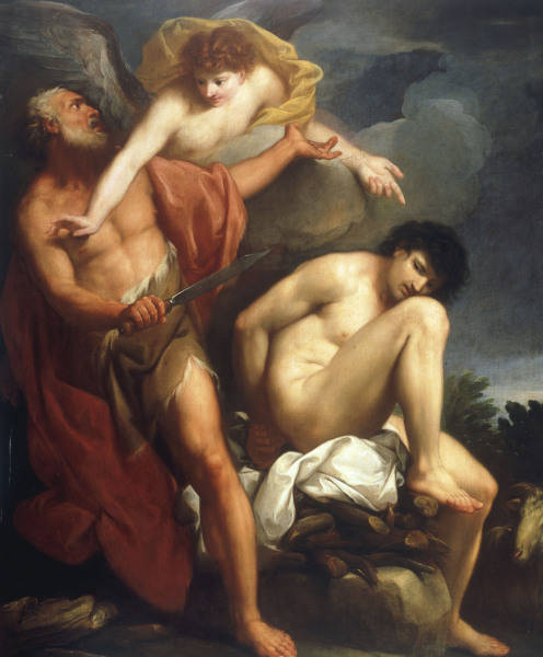 G. Lazzarini / Le sacrifice d''Abraham à Gregorio Lazzarini